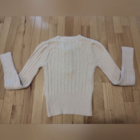 ASTR the Label cream cable knit button sweater XS XXS - Picture 7 of 12